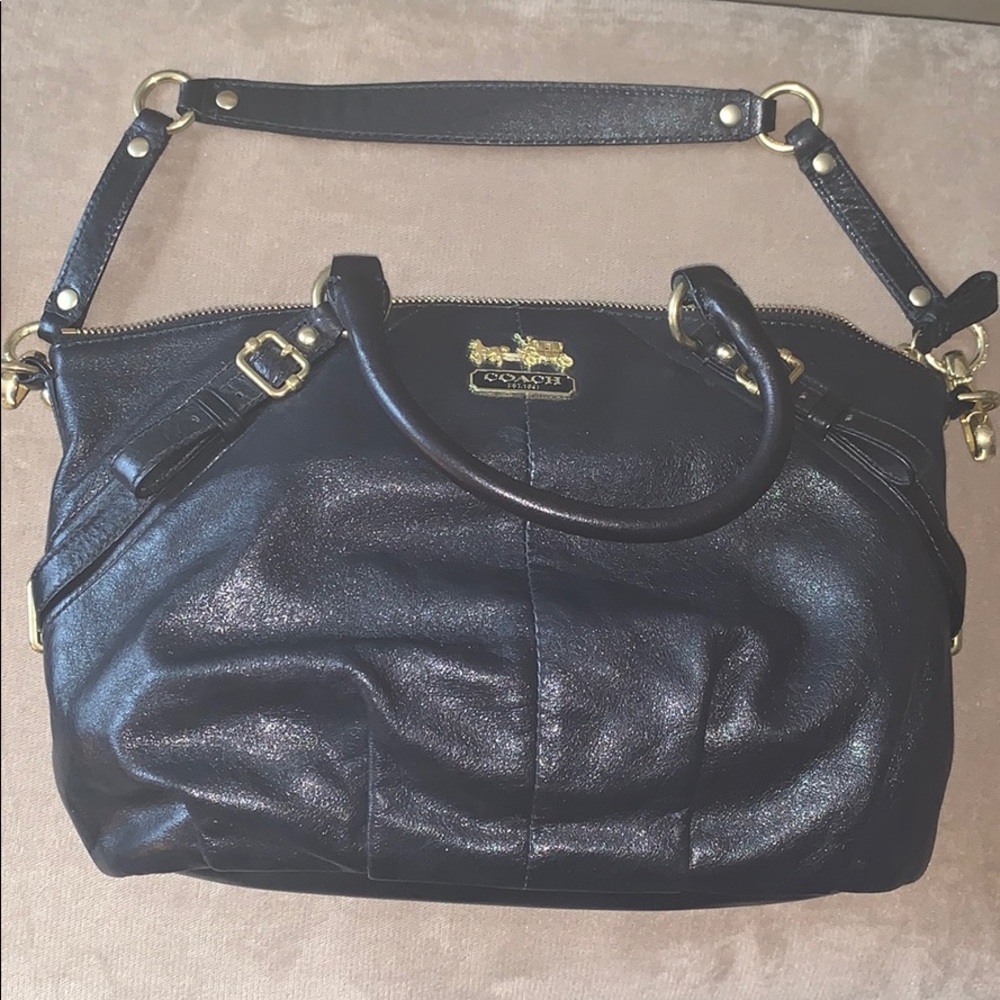 Coach small leather satchel - never used